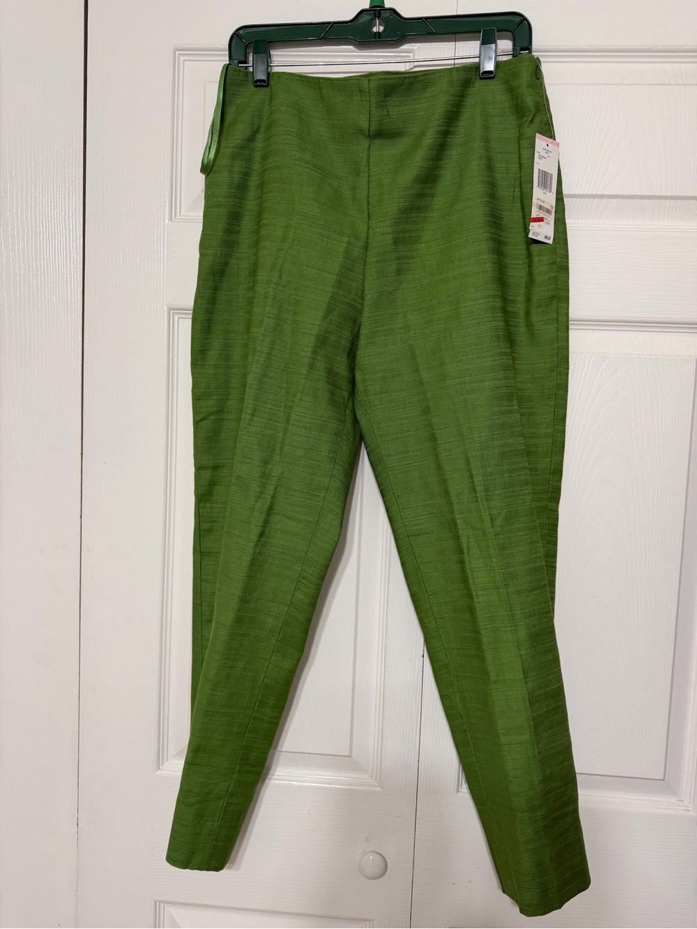 NWT Jones New York green high rise waist pants size 10